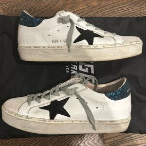 Golden Goose Hi-Star sneakers. Good condition. Cute platform style.